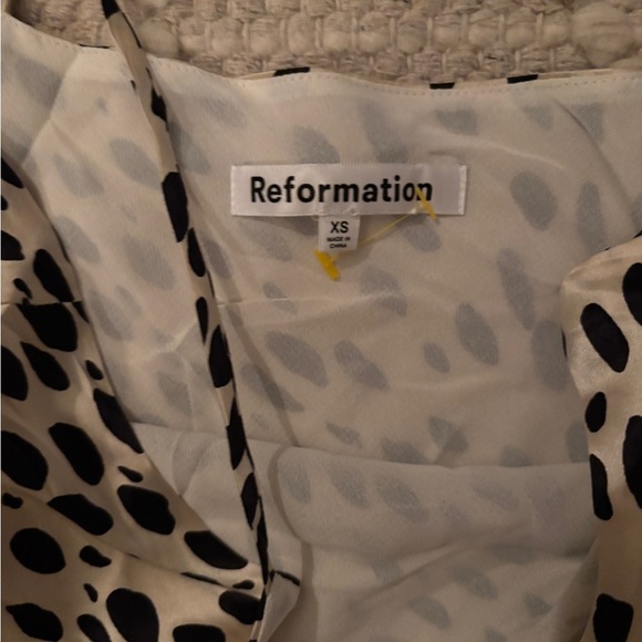 Women’s Reformation Leopard Animal Print slip dress size xs. 100% silk. - Picture 2 of 3